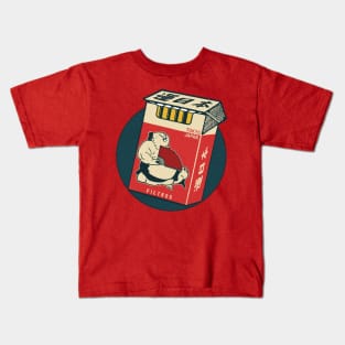 Vintage Japanese Cigarettes Kids T-Shirt